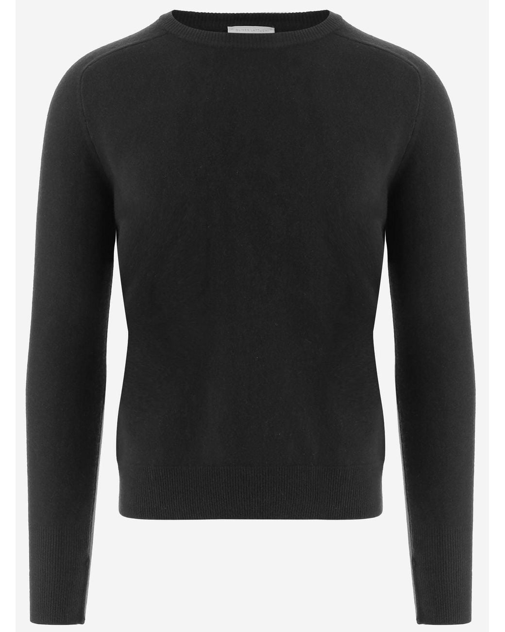 Oliver Lattughi Black Cashmere Sweater