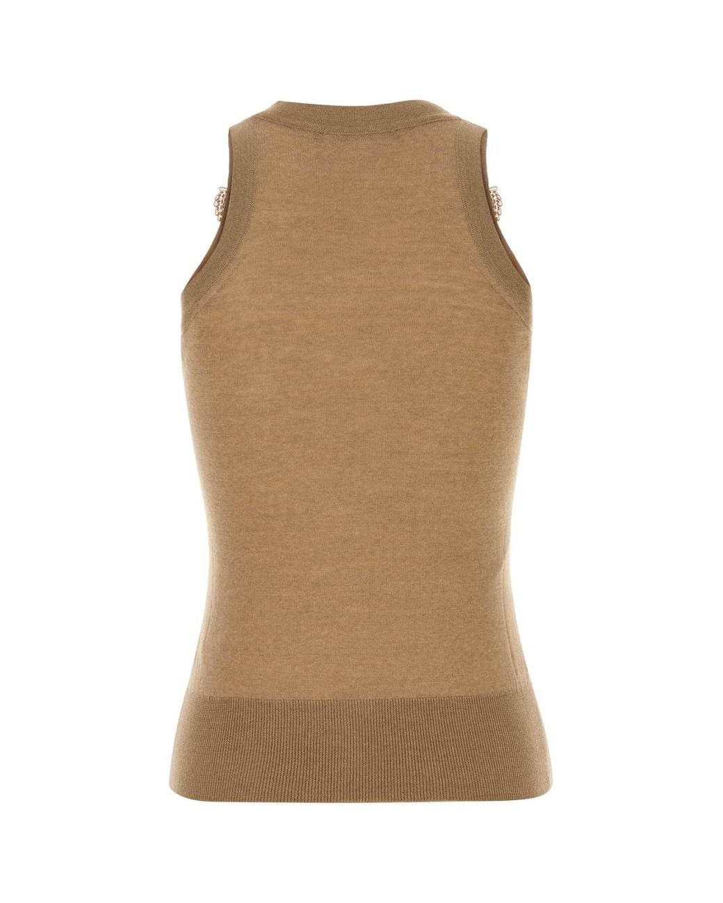 Ermanno Scervino Natural Wool Vest