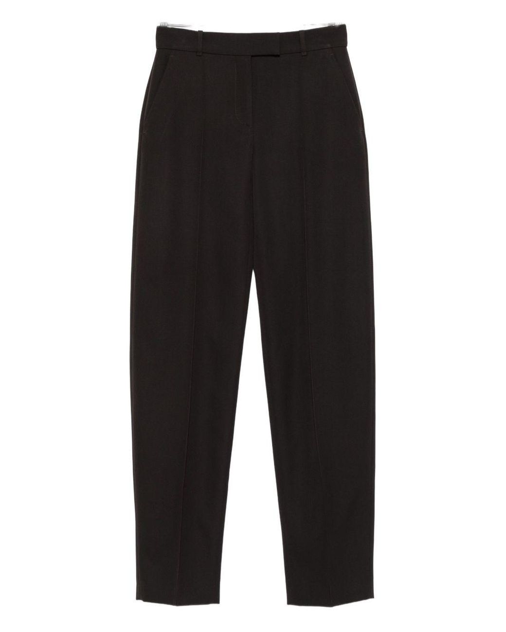 McQueen Geplooide Pantalon in het Black