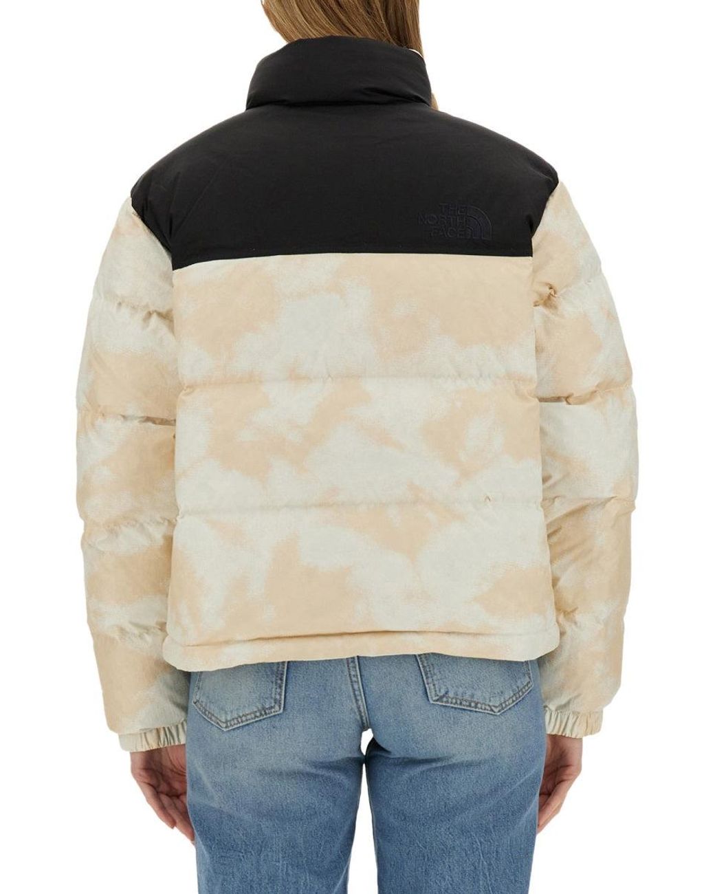 The North Face Blue Cropped Down Jacket