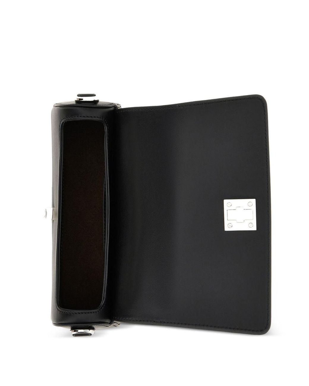 Hogan Black Leather Crossbody Bag