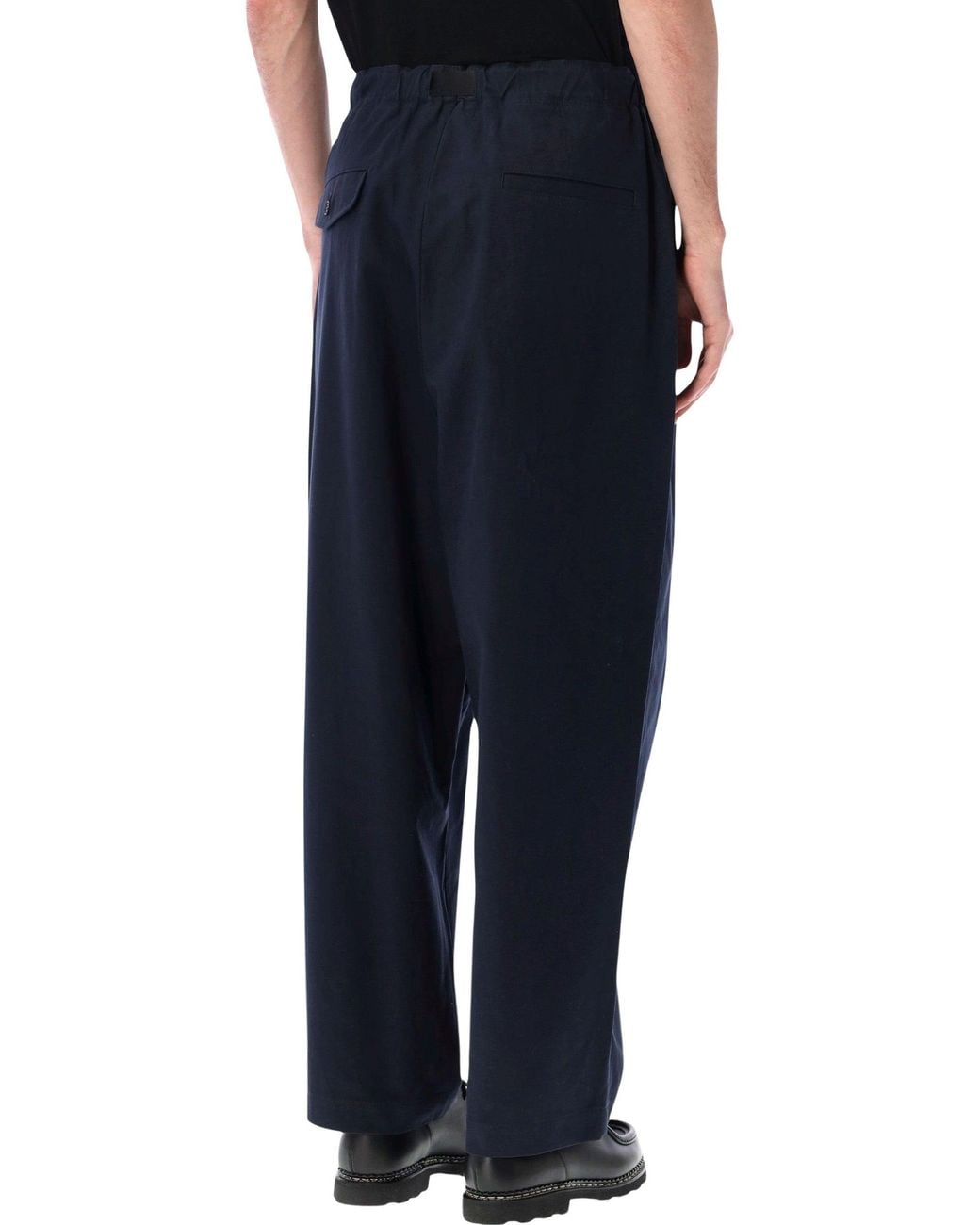 Comme des Garçons Black Comme Des Garçons Homme Plus Comme Des Garçons Homme Cotton Belted Trousers for men