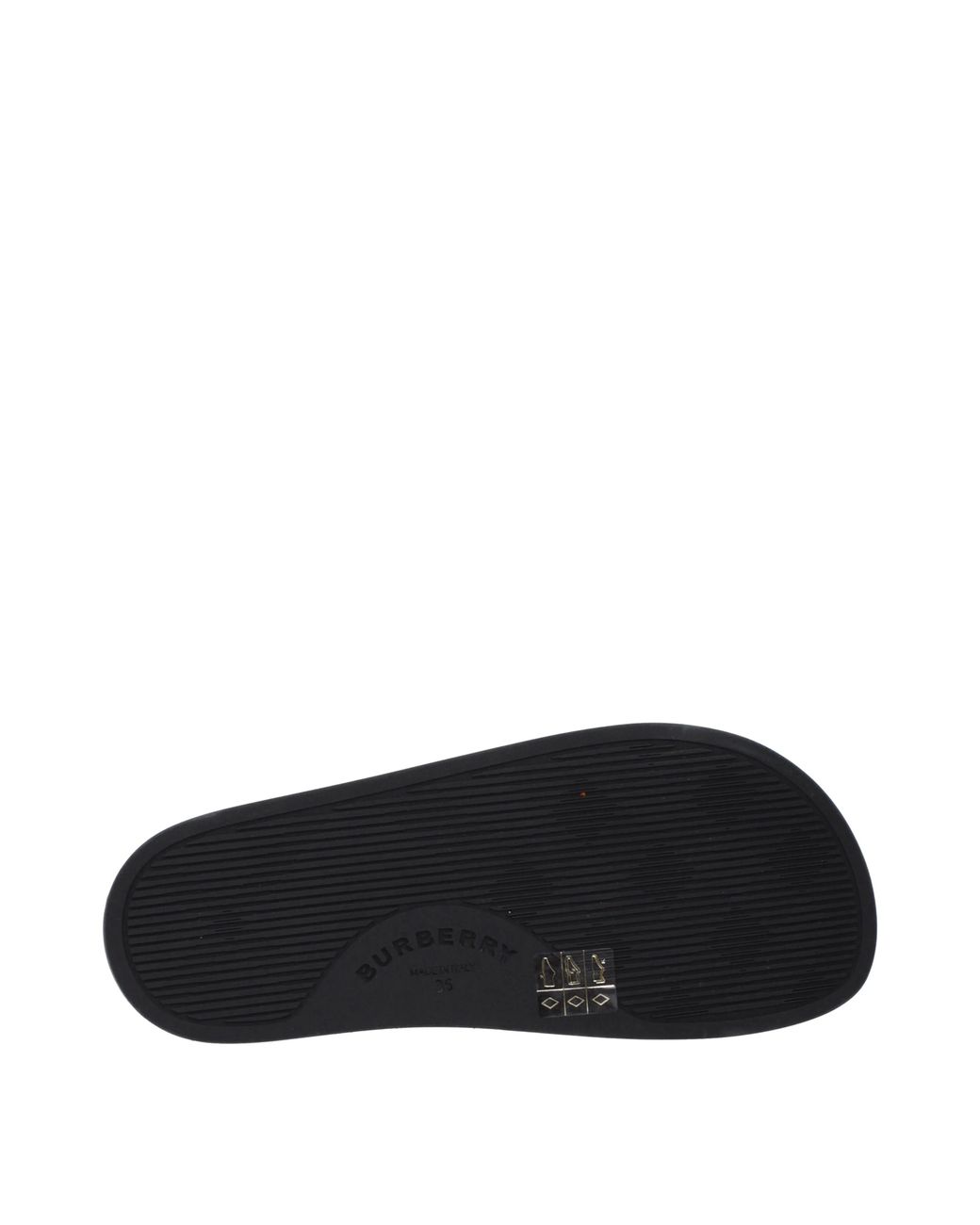 Burberry Brown Sandals And Clogs Rubber