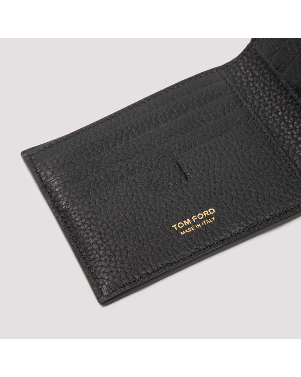 Tom Ford Black T-Line Bifold Wallet