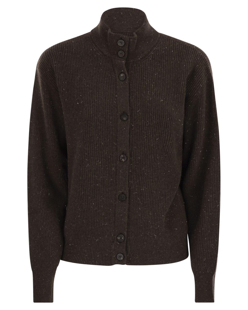 Peserico Black Cardigan With Buttons