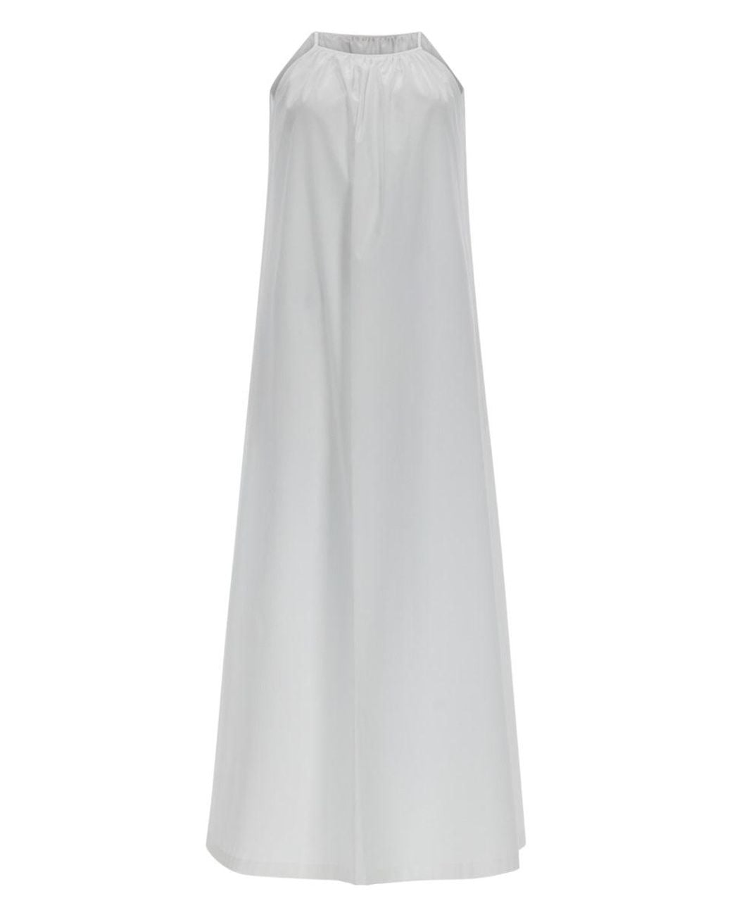 Max Mara White Abito Lungo "Zuppa"