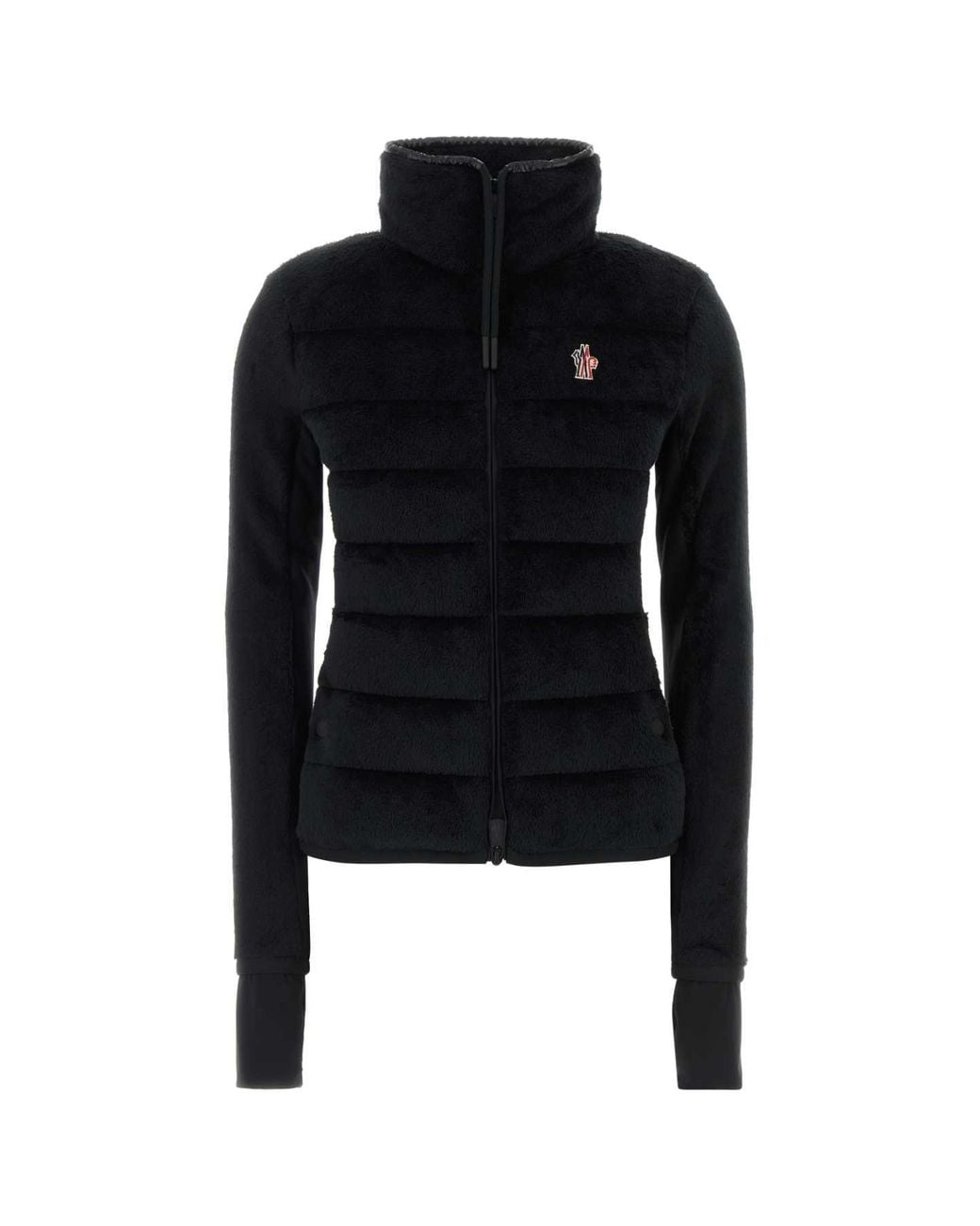 Moncler Black Zip-Up Cardigan For