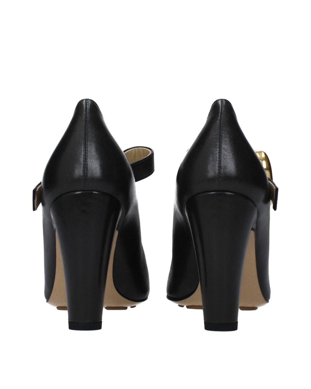 Bottega Veneta Black Décolleté Donna Pelle Nero