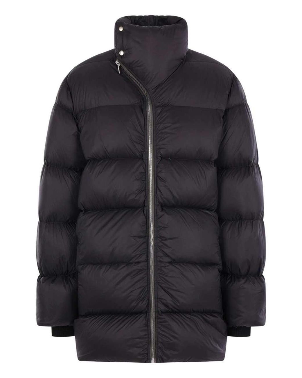 Rick Owens Blue Down-Filled Coat