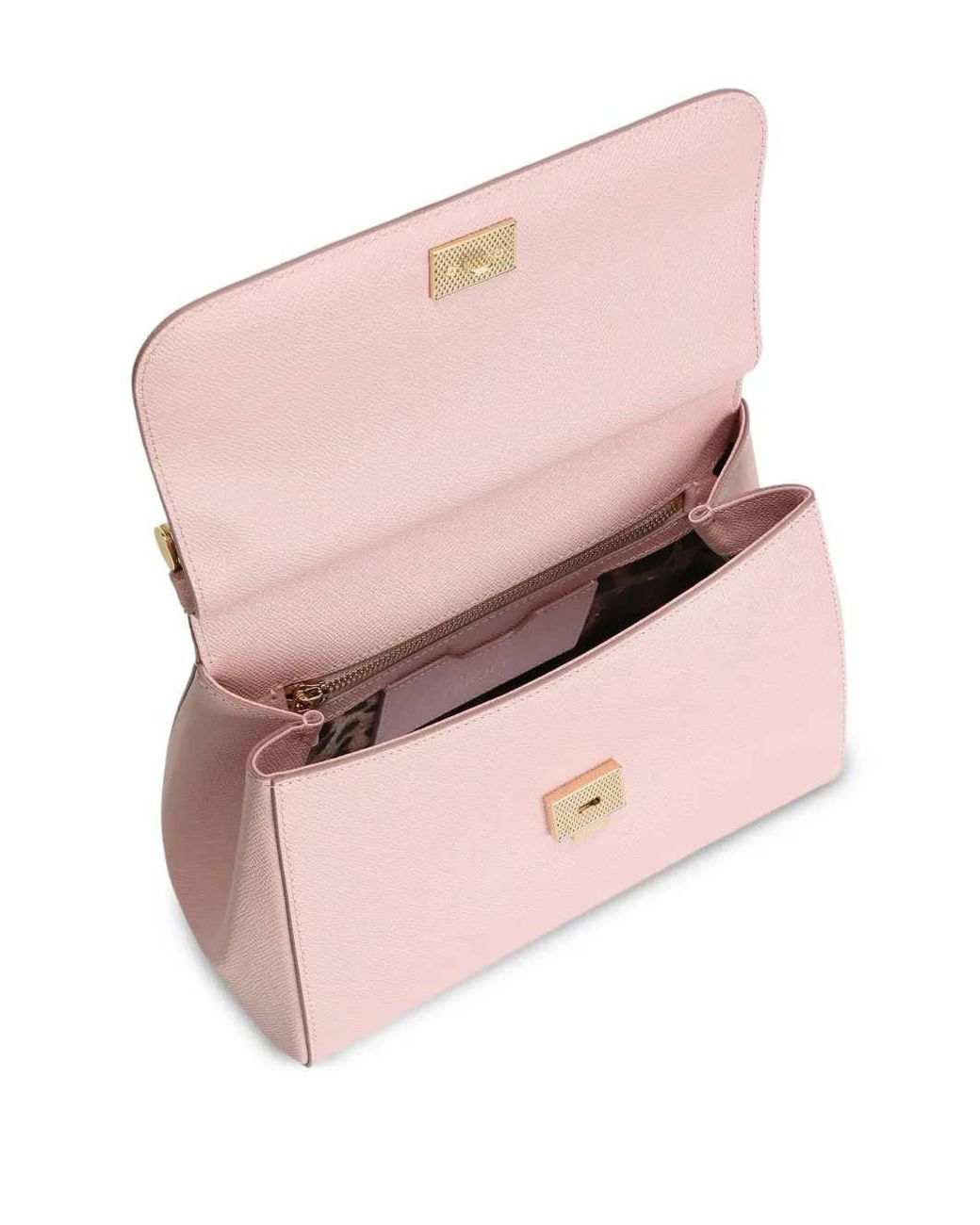 Dolce & Gabbana Pink Dolce & Gabbana Sicily Medium Tote Bag