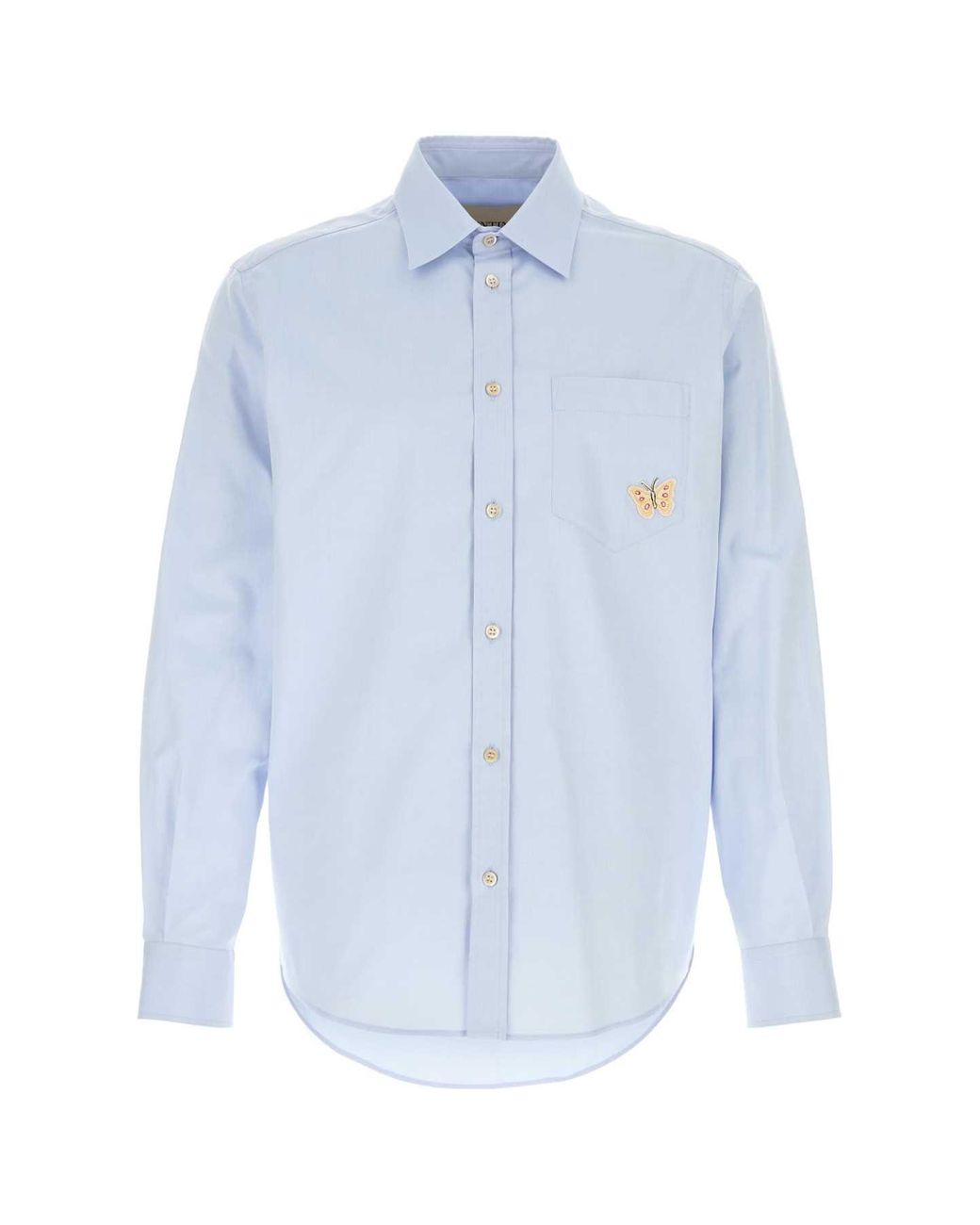 Valentino Garavani Blue Long Sleeve Dress Shirt for men
