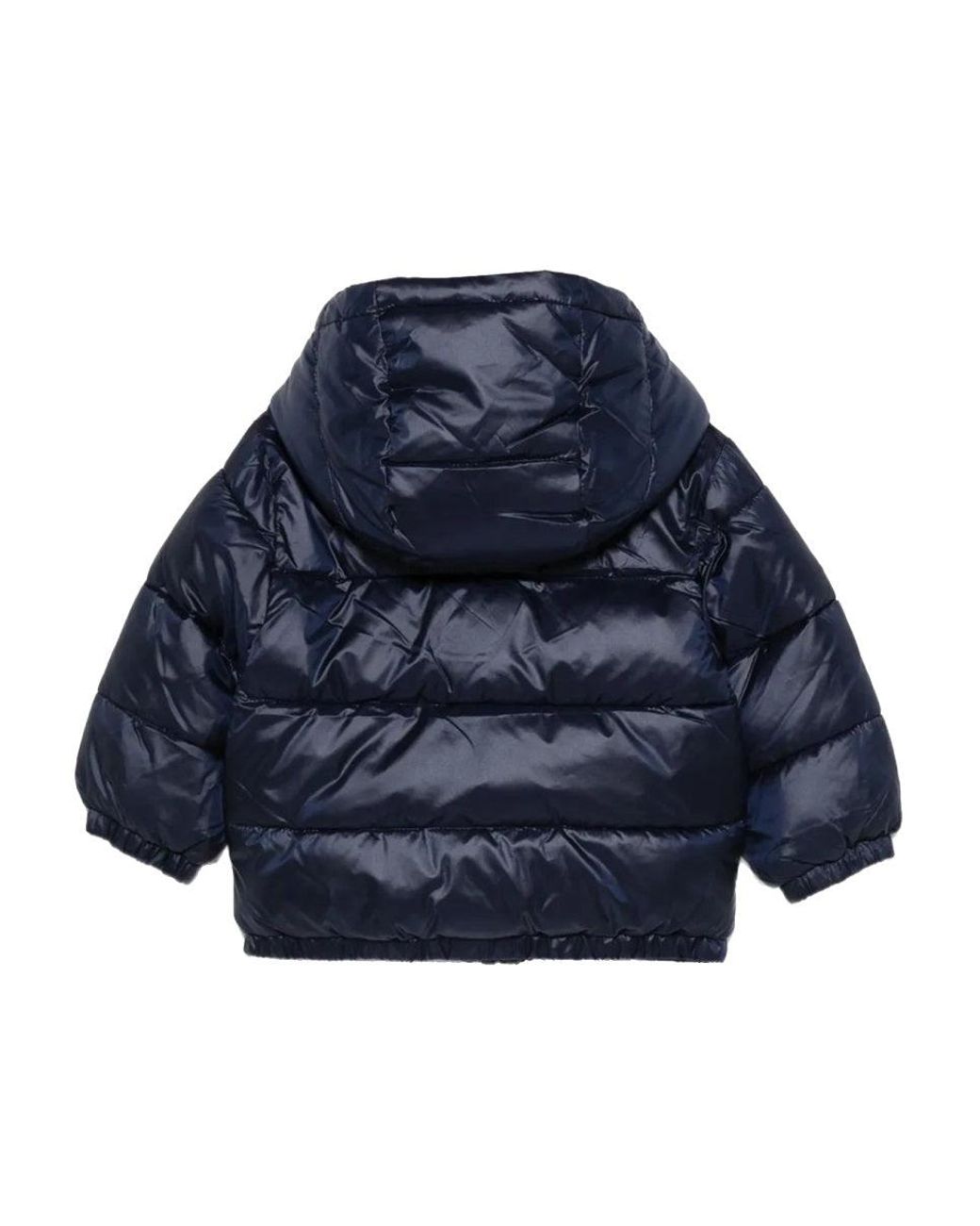 Moschino Blue Jacket With Logo