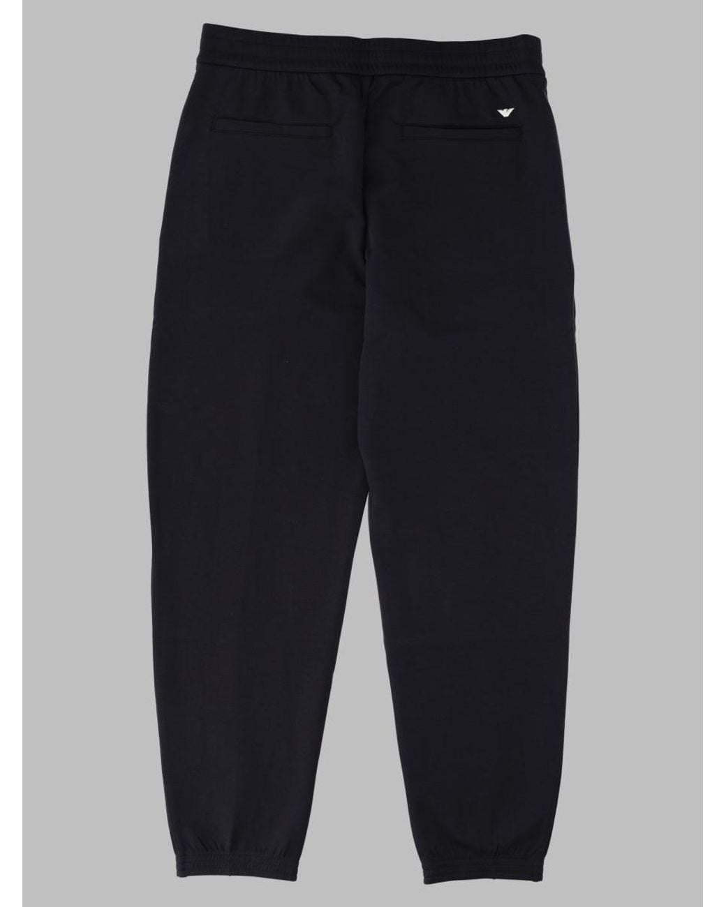 Emporio Armani Blue Tapered Jogger Trousers