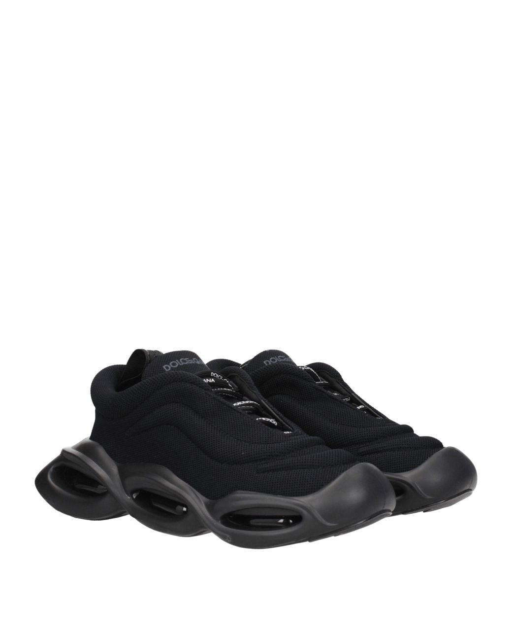 Dolce & Gabbana Black Knit Sneaker for men
