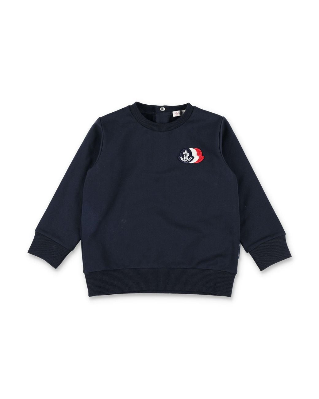 Moncler Blue Boys Brushed Cotton Crew Neck Sweatshirt & Jogger Set
