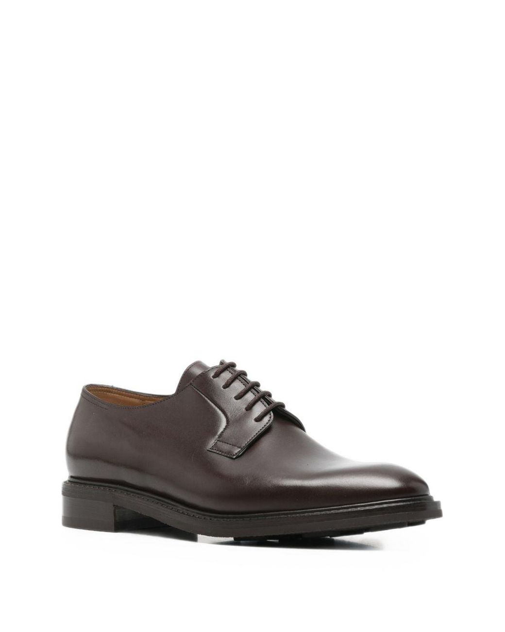 John Lobb Gray Academy Leather Derby Shoes