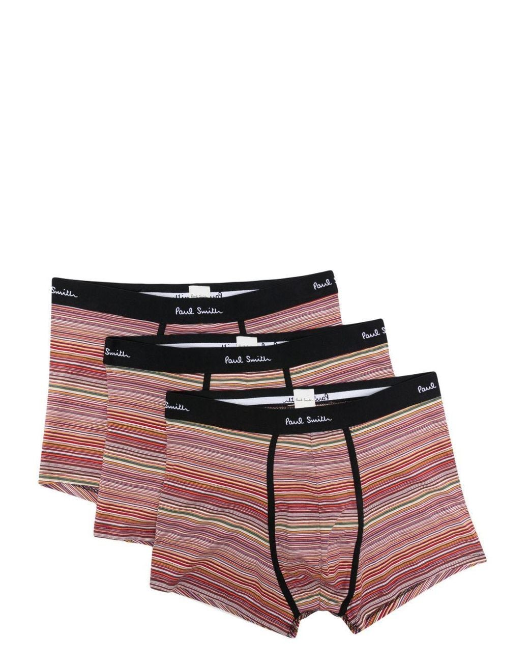 Paul Smith Multicolor Signature Stripe Cotton Trunks 3Pack