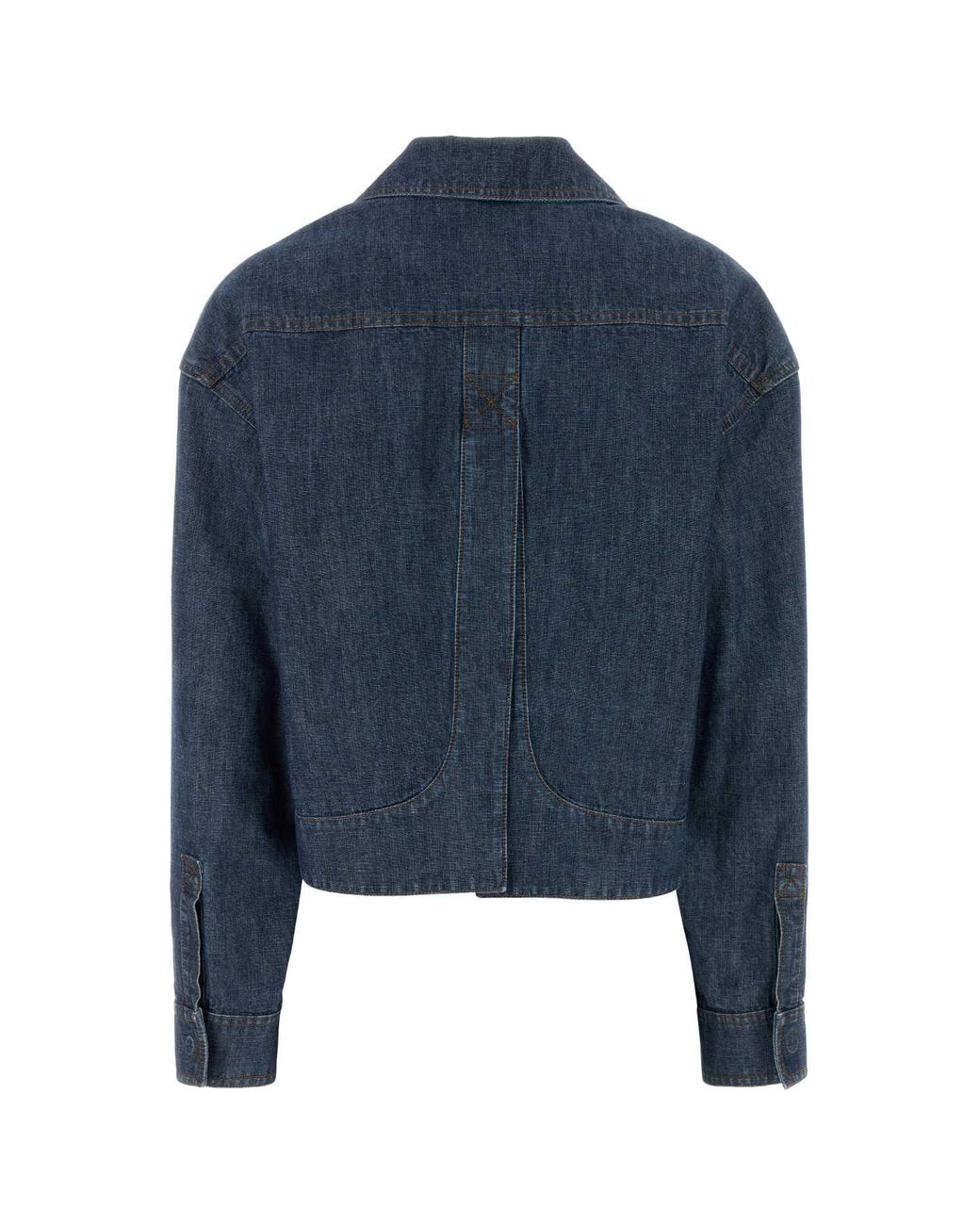 Fendi Blue Denim Shirt