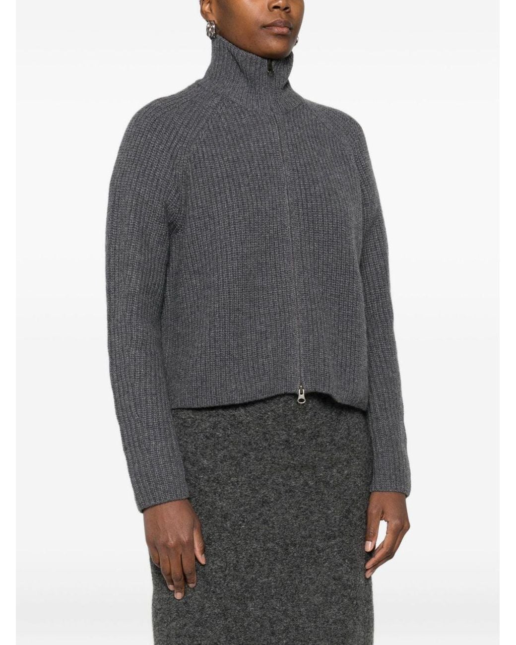 Lisa Yang Gray Sadie Cashmere Cardigan