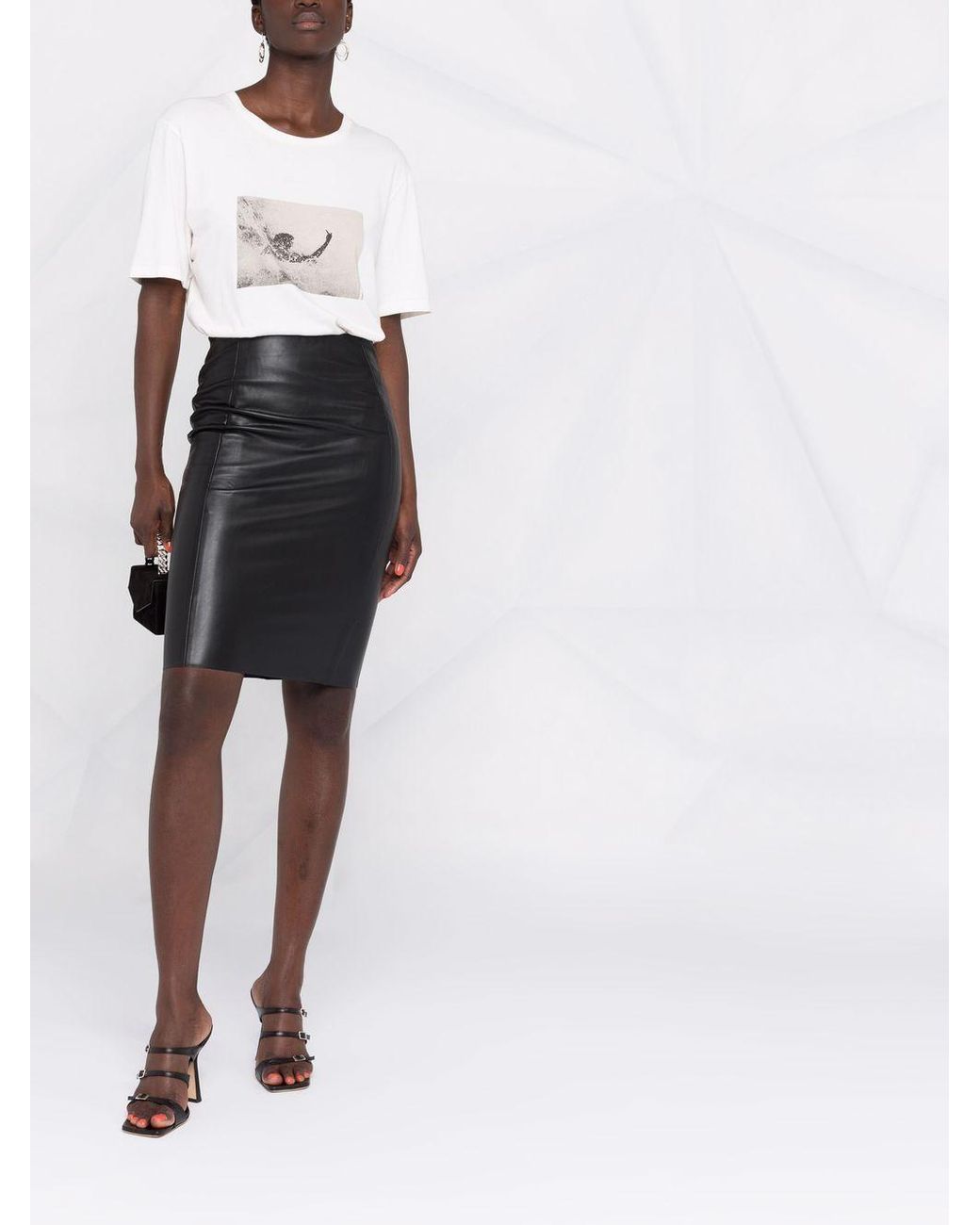 Wolford Black Jenna Midi Skirt