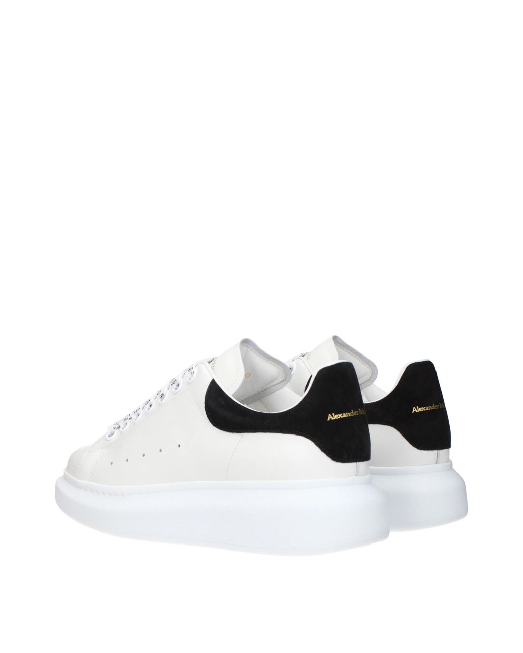 McQueen White Sneakers Oversized Leather