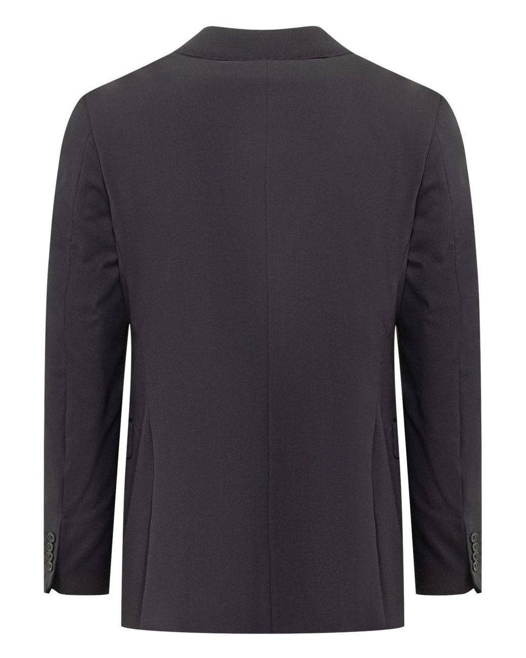 Emporio Armani Blue Wool Single-Breasted Suit
