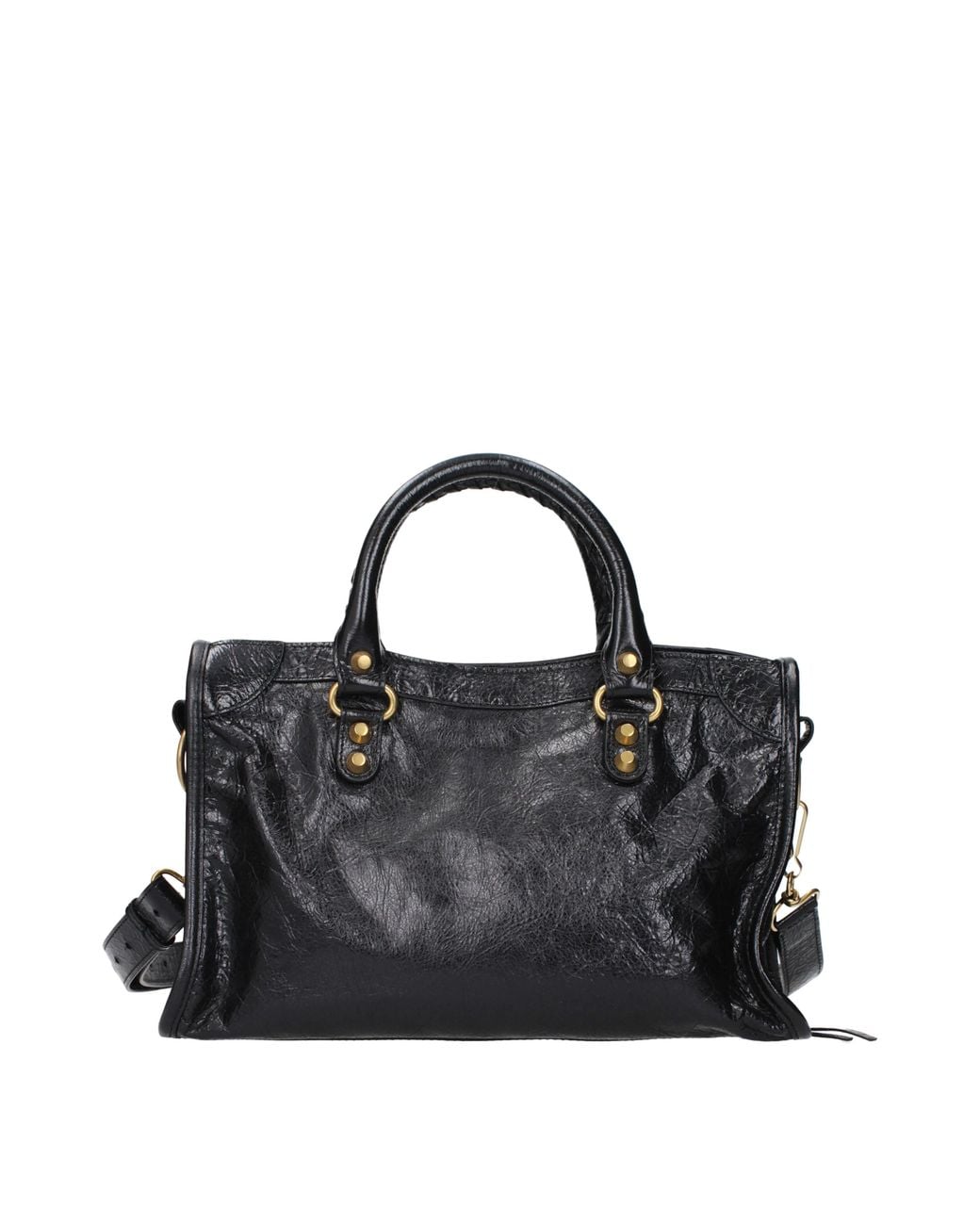 Balenciaga Black Handbags Le City Leather