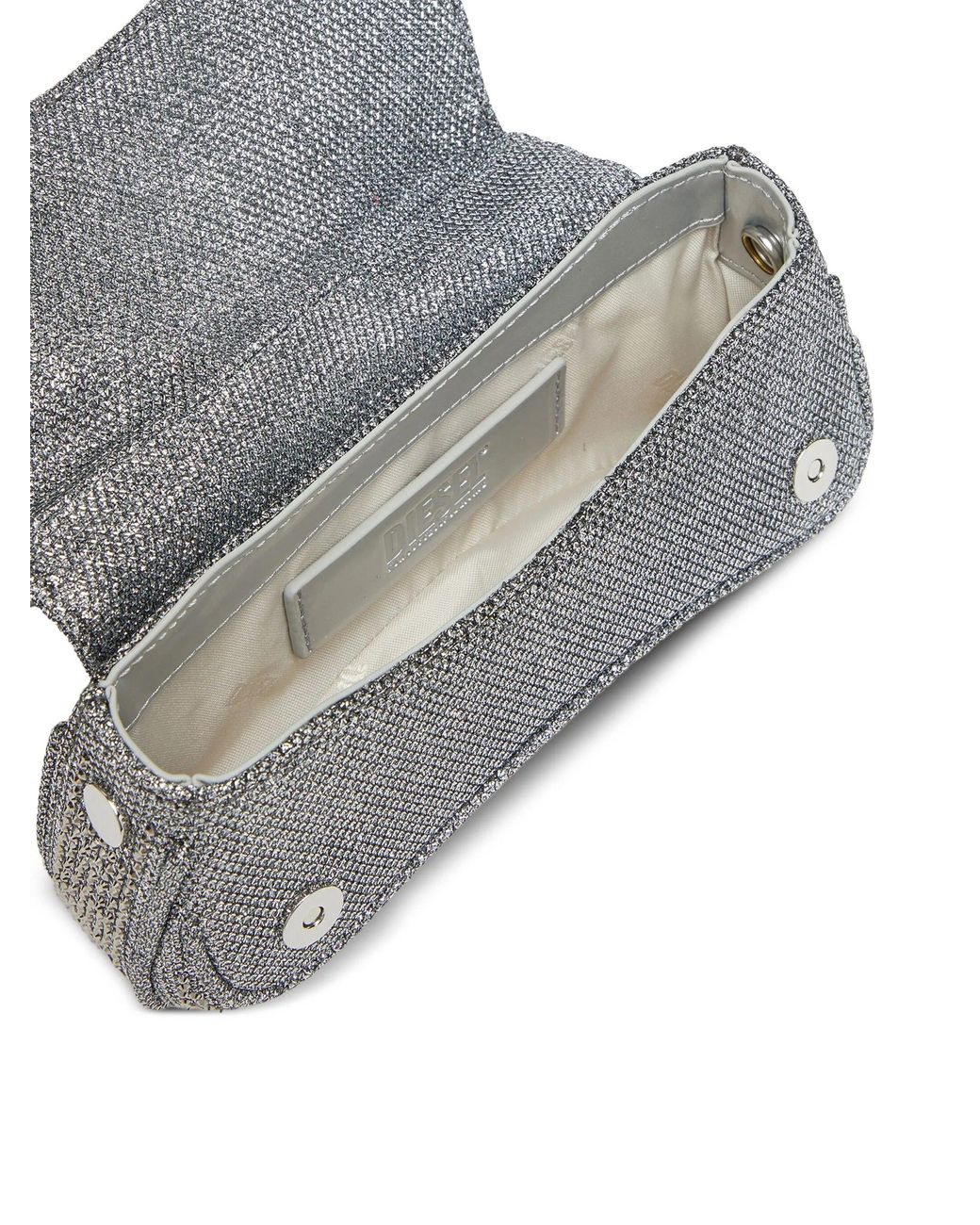 DIESEL Gray Play Crossbody Bag