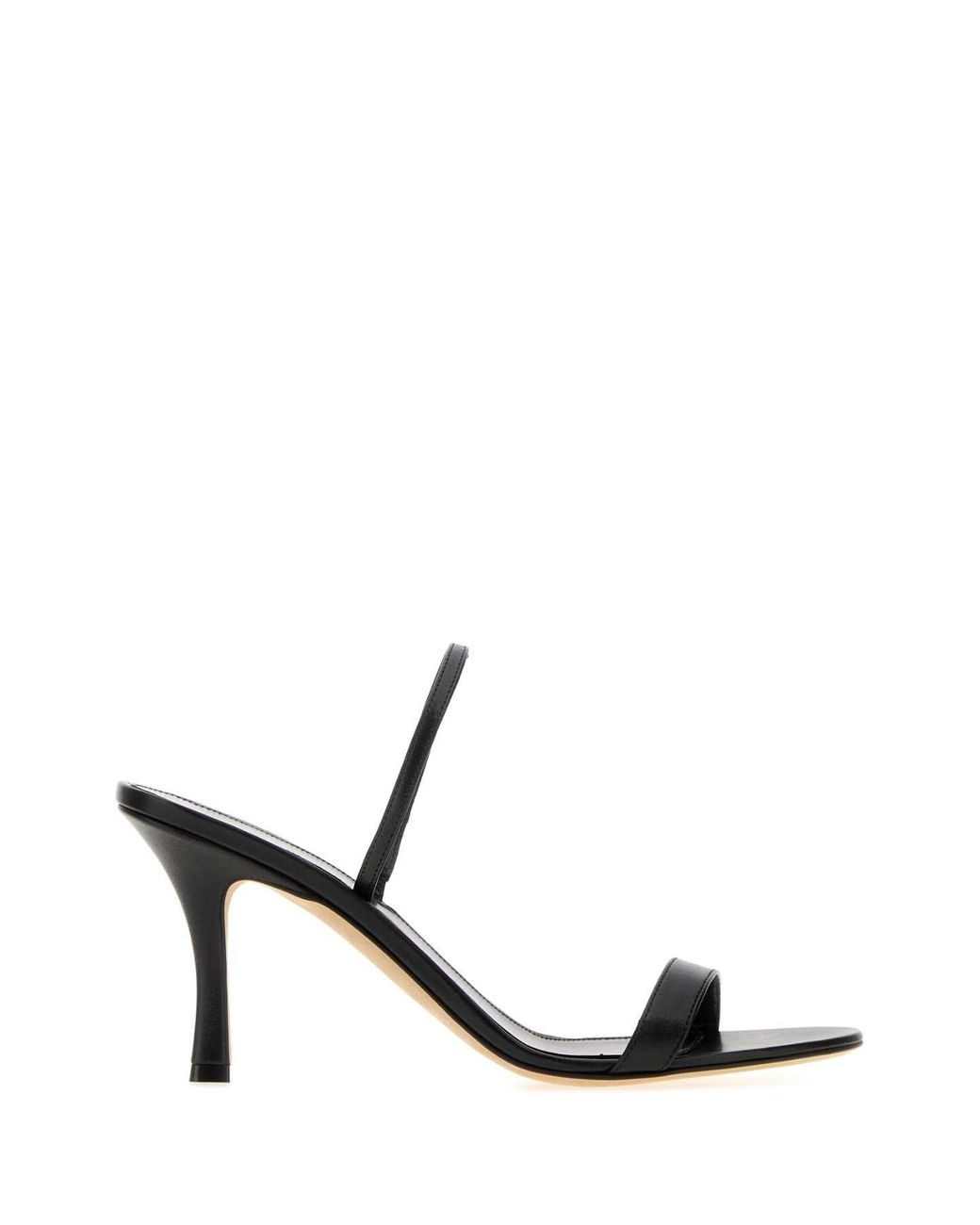 The Row Black Ella Heels