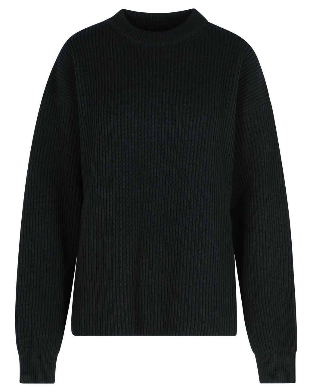 Jil Sander Black Wool Crew Neck Sweater