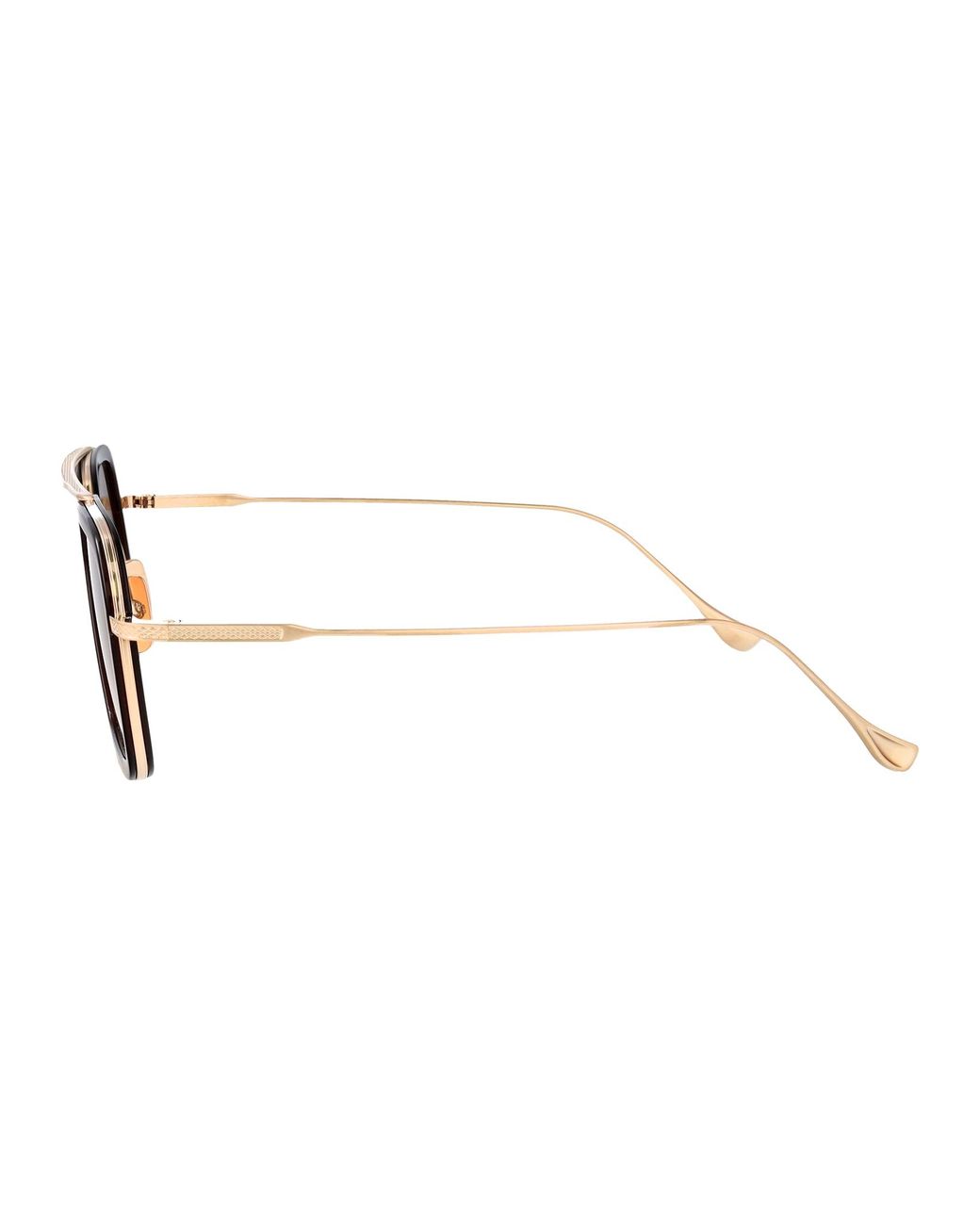 Dita Eyewear Brown Squared Sunglasses 7806 W Rtb Gld