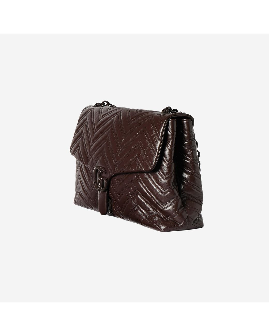 Gucci Brown Gg Marmont Shoulder Bag