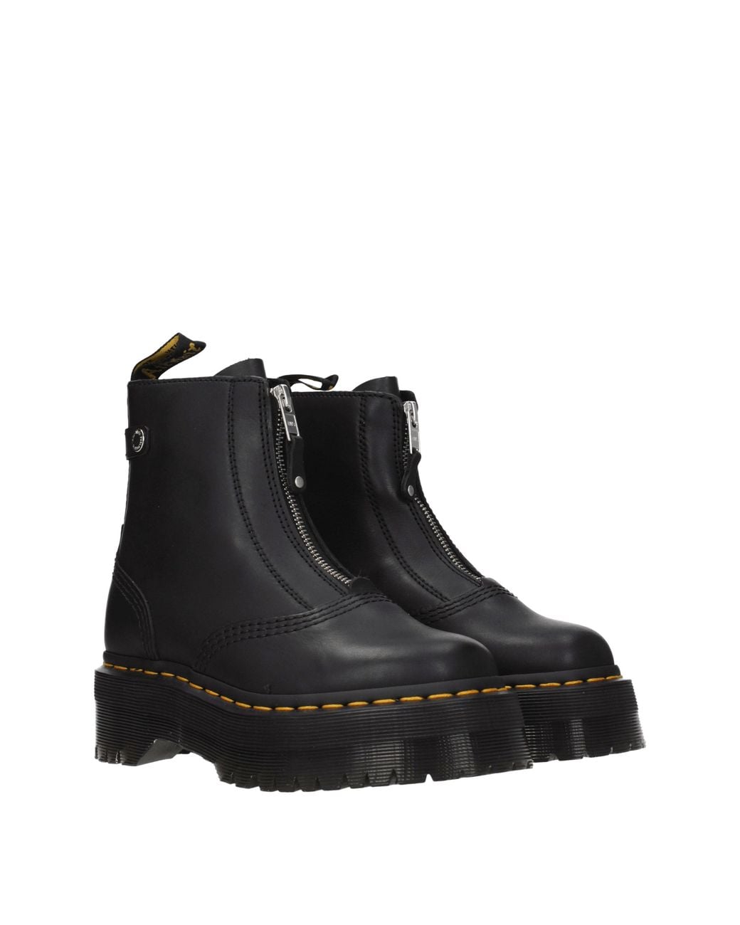 Dr. Martens Black Dr. Martens Stivaletti Jetta Donna Pelle Nero for men
