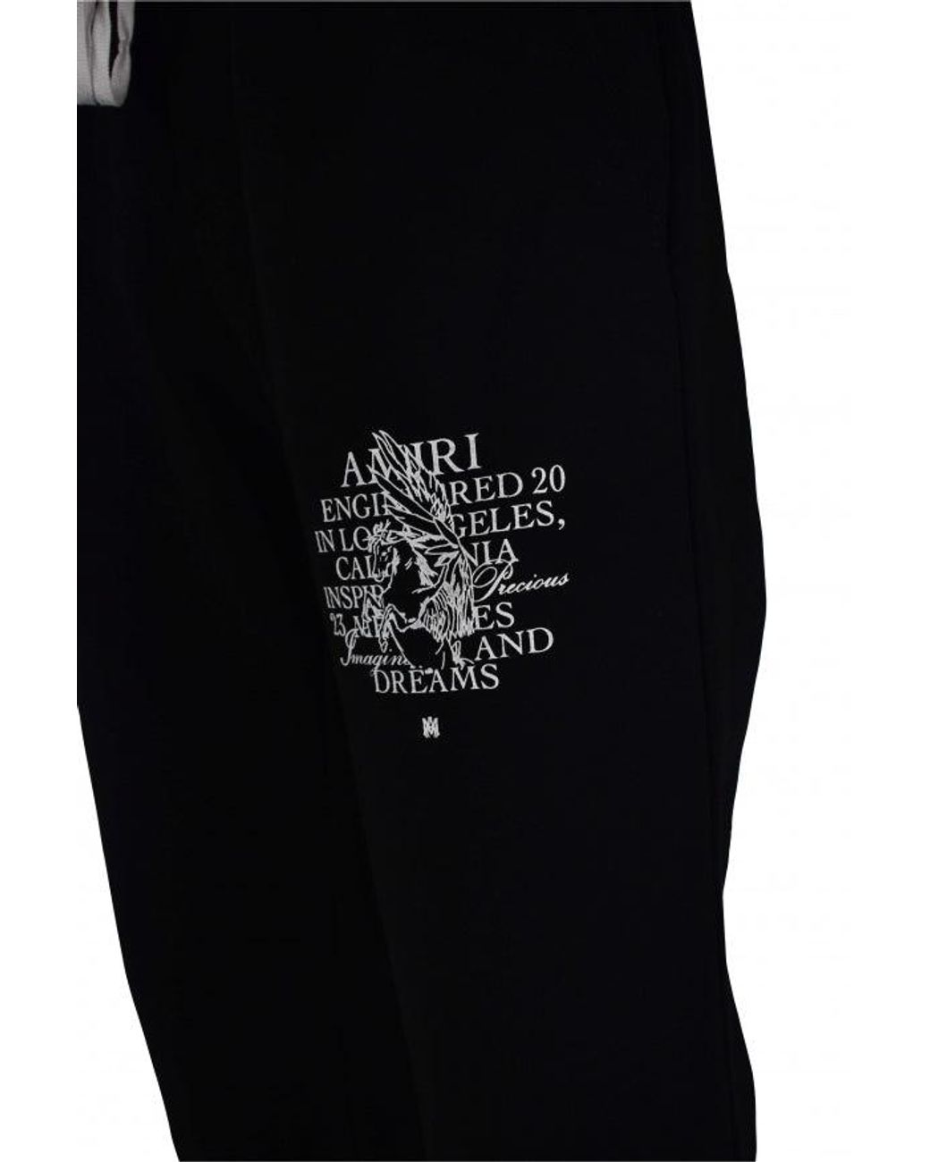 Amiri Blue Cotton Jogging Pants for men