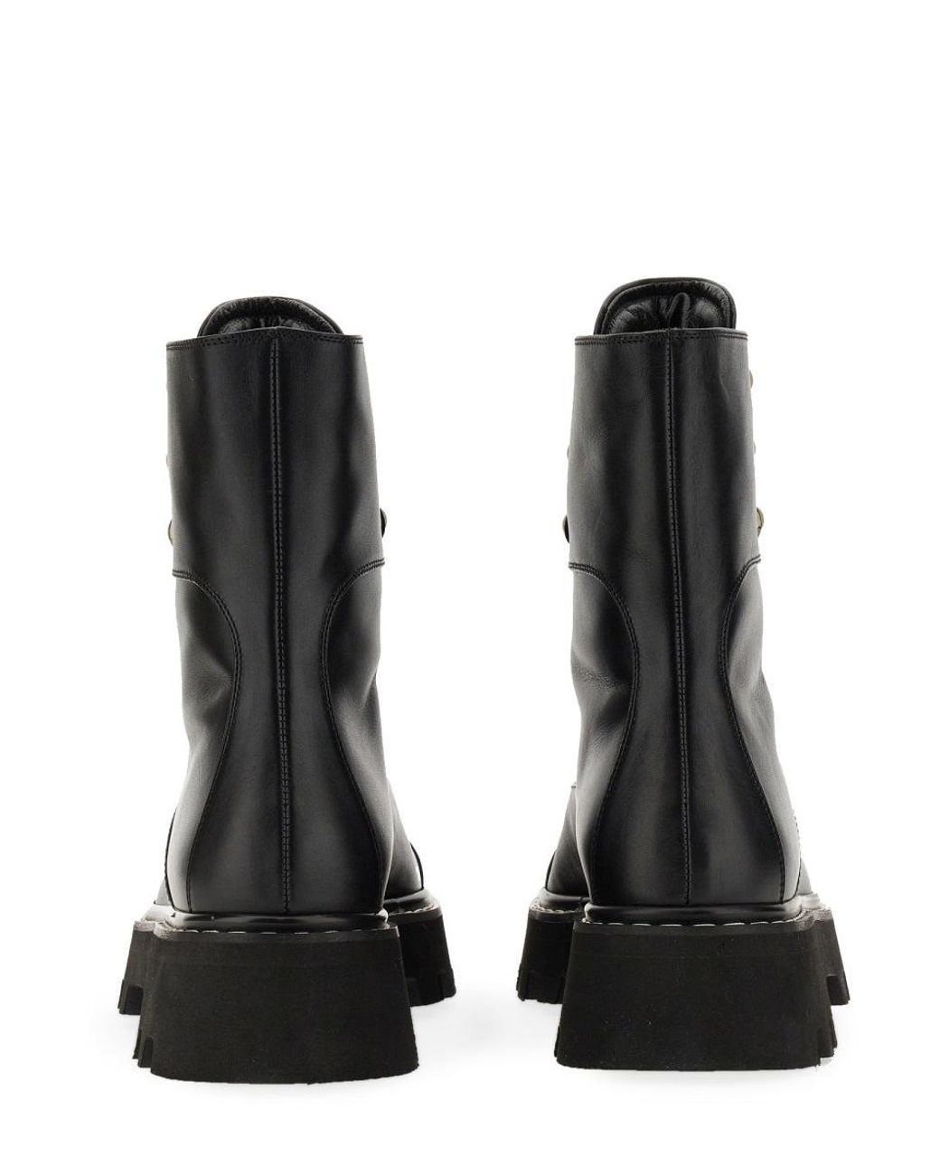 Nicholas Kirkwood Black Pearlogy Combat Boots