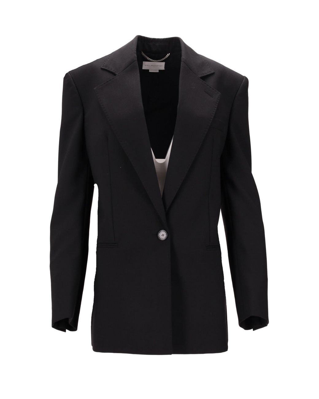 Stella McCartney Canvas Tailoring Sb-jas in het Black