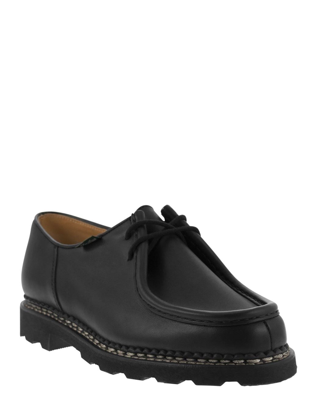Paraboot Black Michael Leather Derby