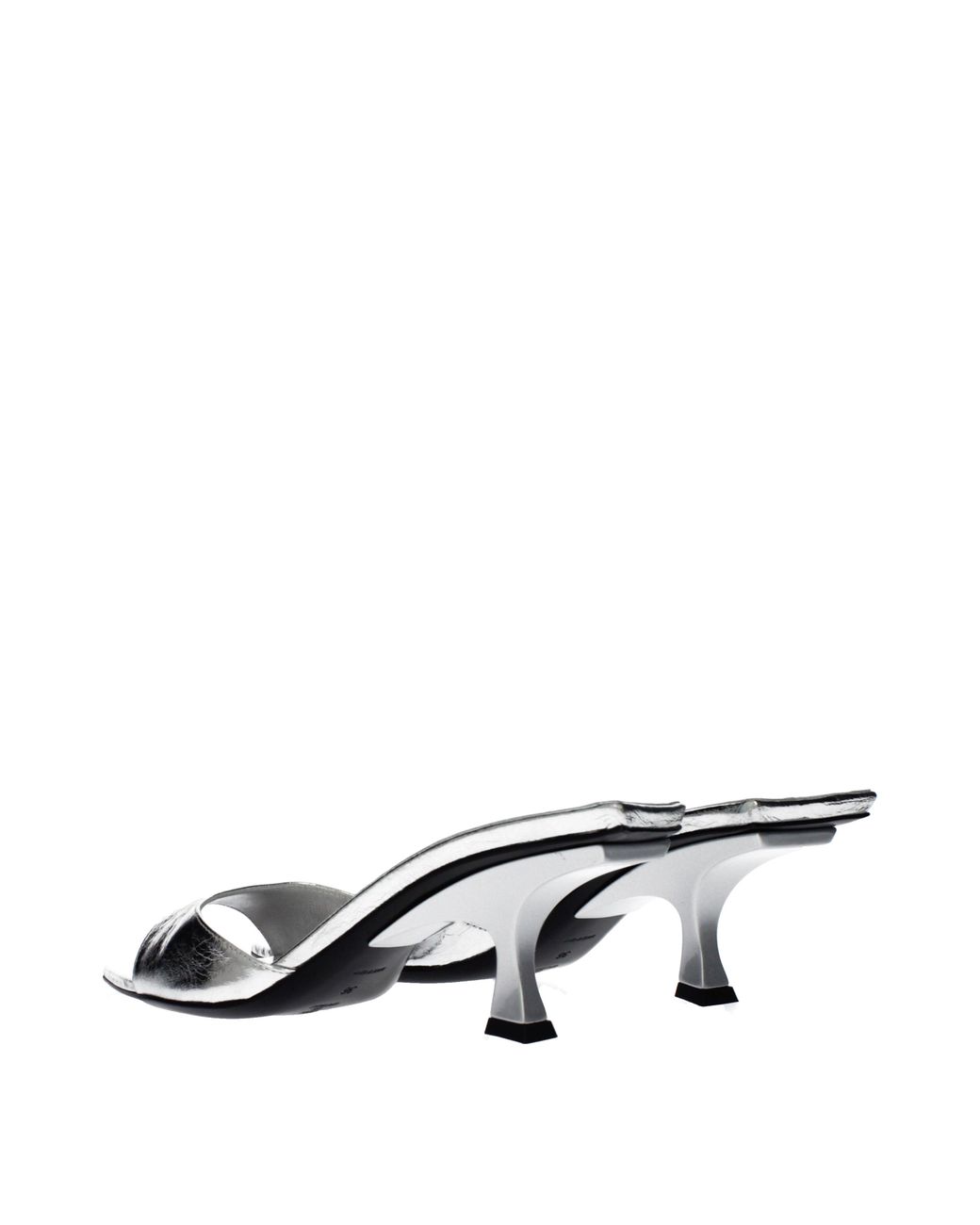 The Attico Metallic Leather Sandals