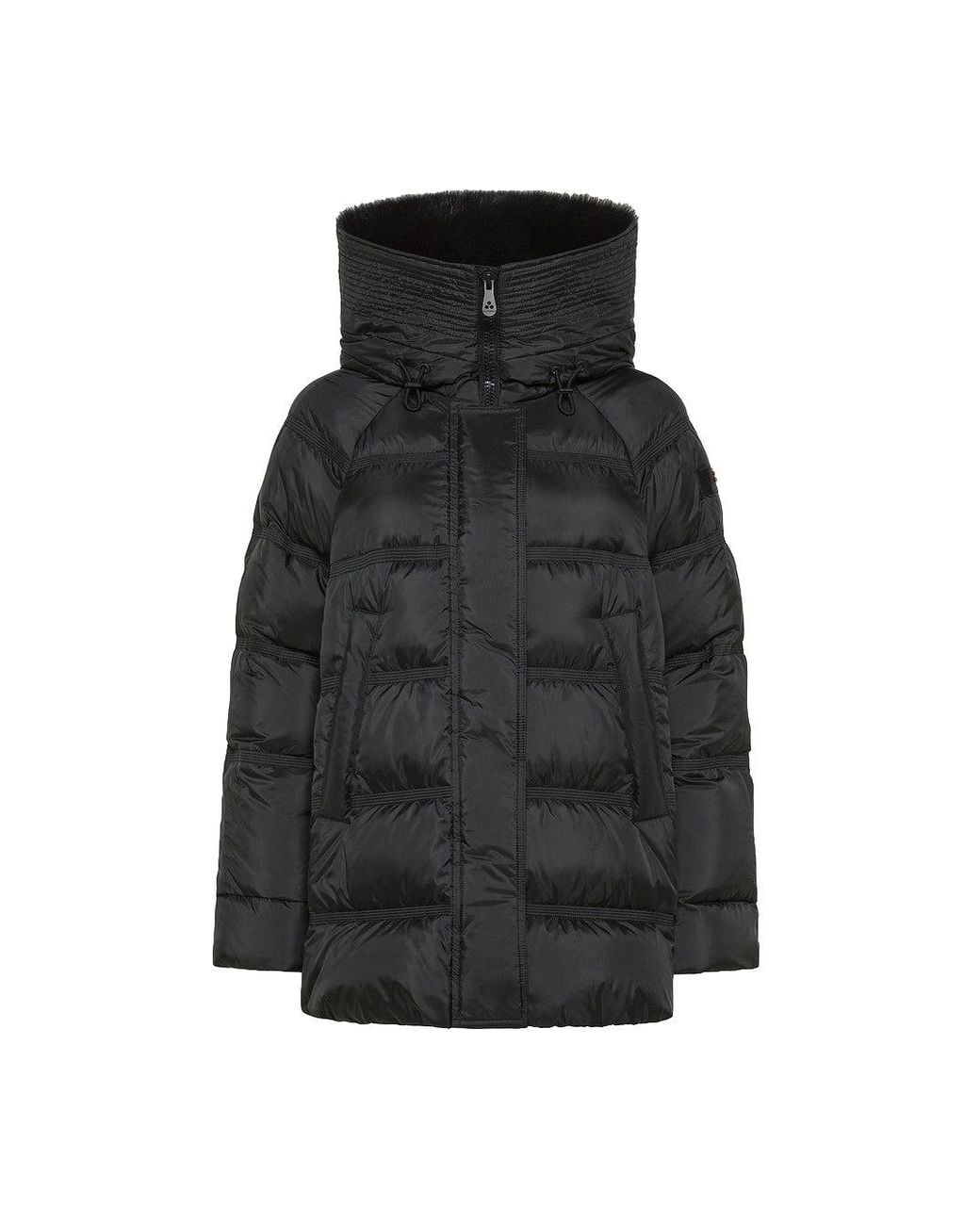 Peuterey Black Technical Nylon Zip-Up Jacket