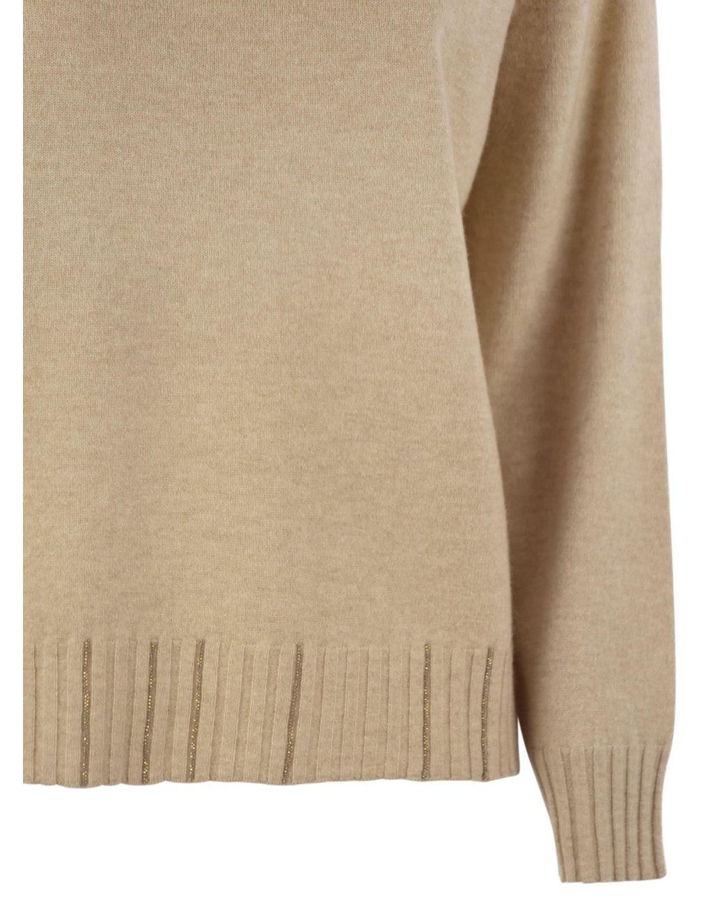 Fabiana Filippi Natural Platinum Crew-Neck Jumper