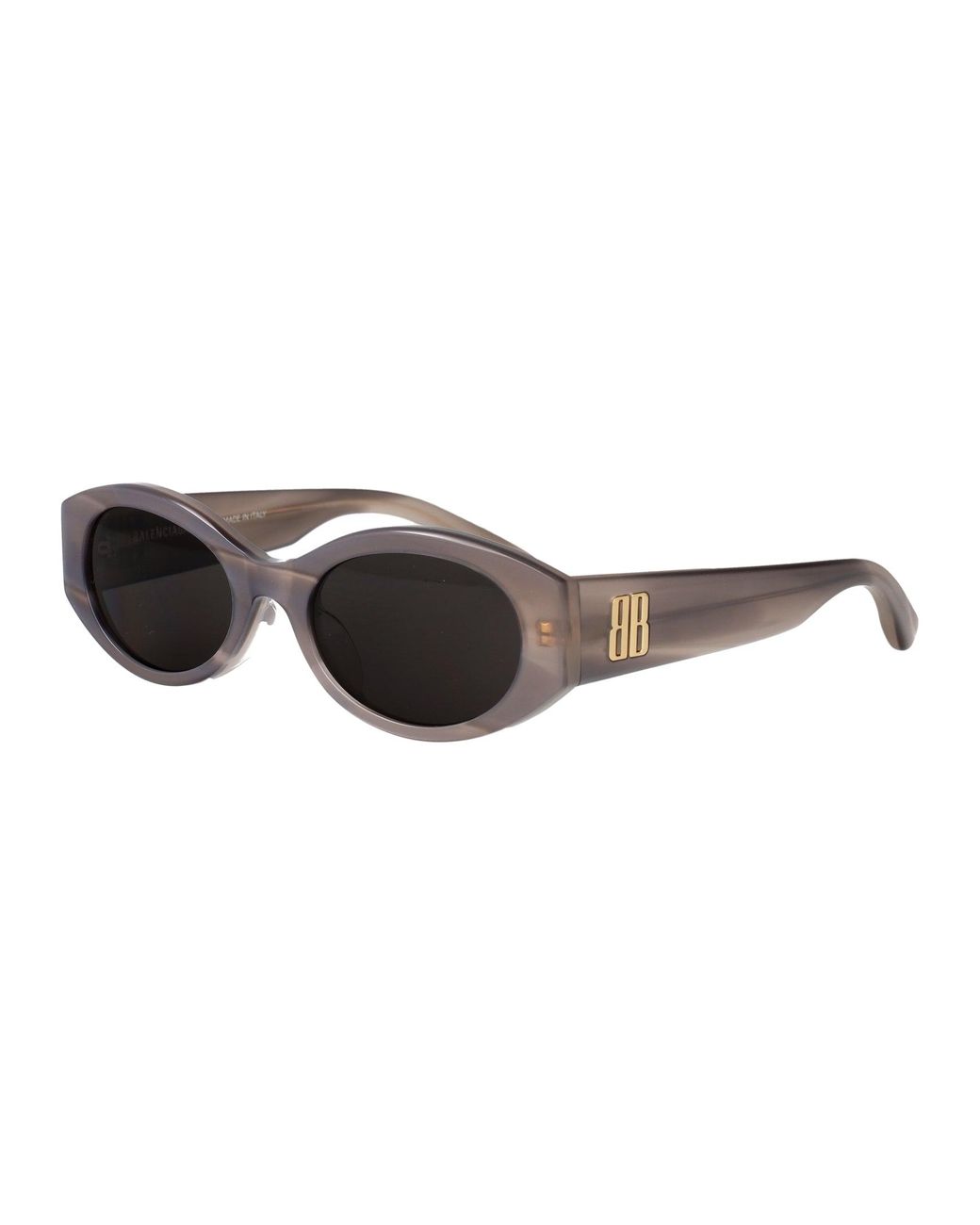 Balenciaga Brown Acetate Sunglasses