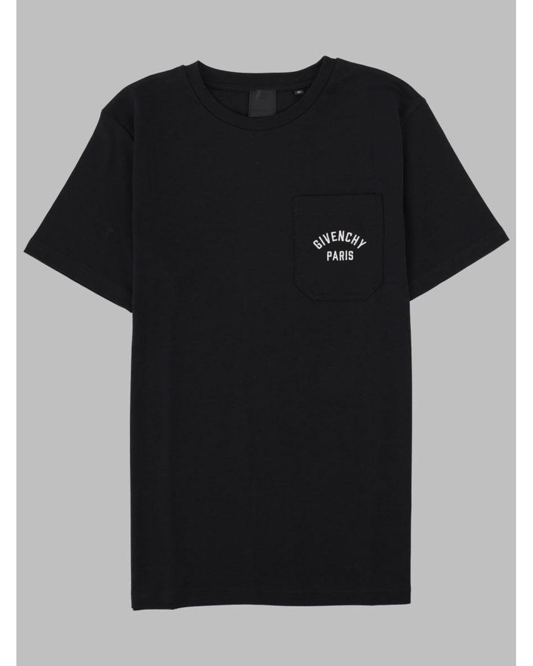 Givenchy Black T-Shirt Con Logo
