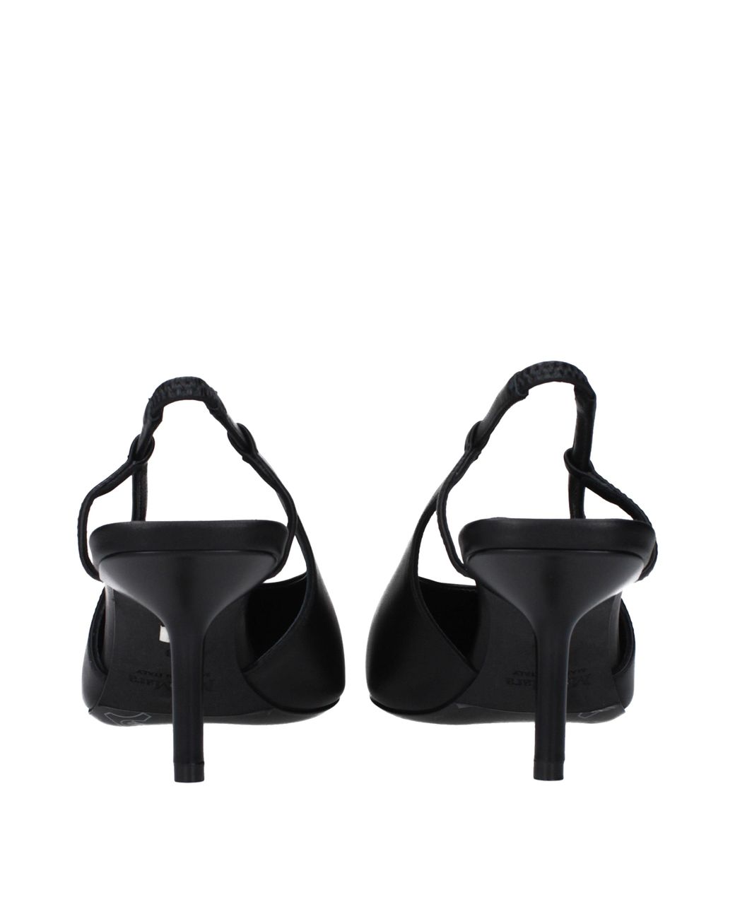 Max Mara Black Sandals Leather