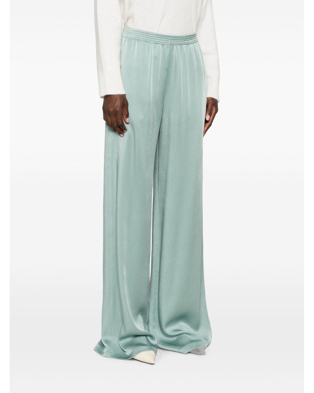 Fabiana Filippi Green Wide Leg Trousers