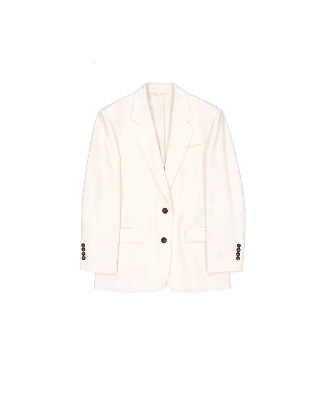 Brunello Cucinelli White Blazer Jacket