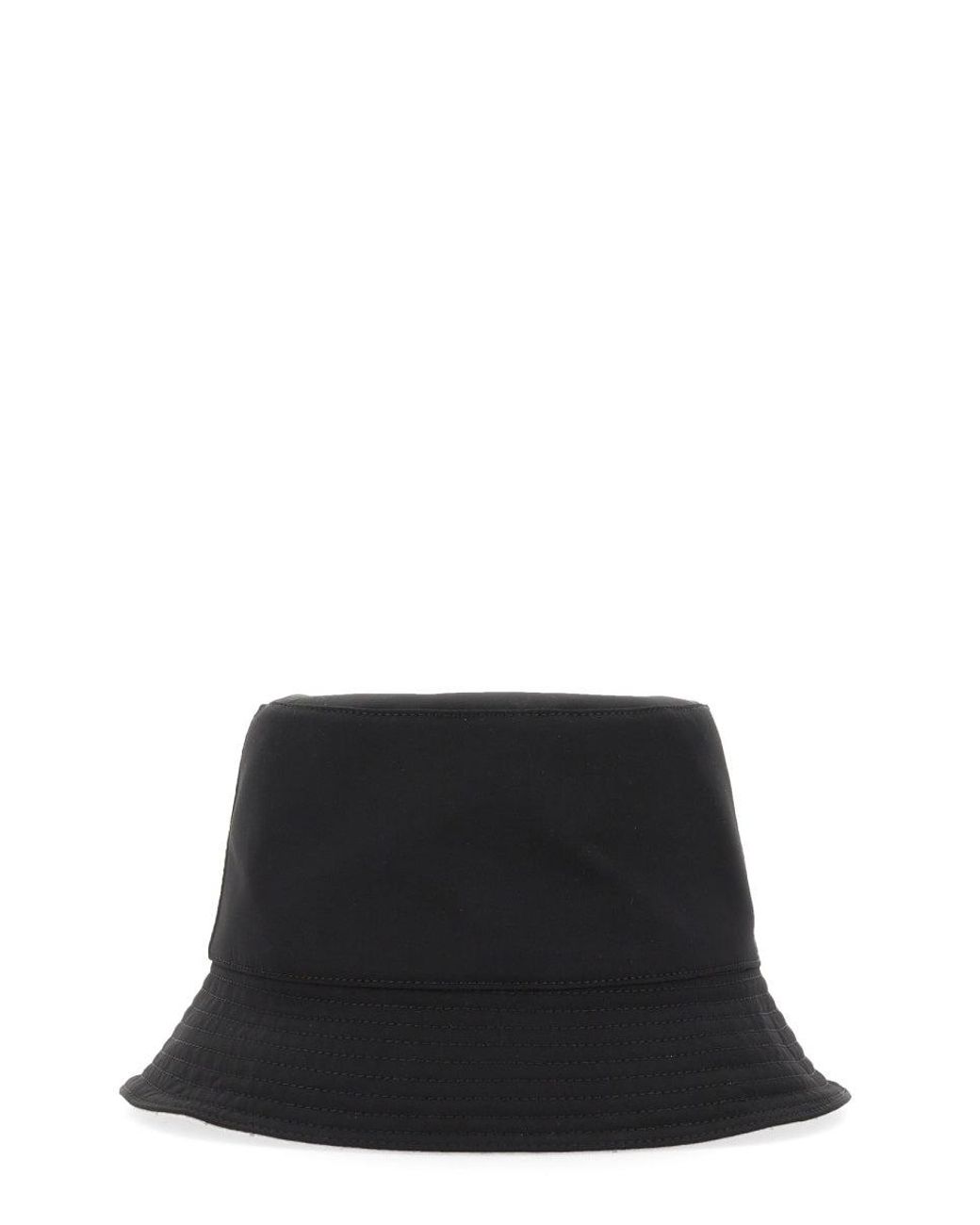McQueen Black Reversible Bucket Hat for men