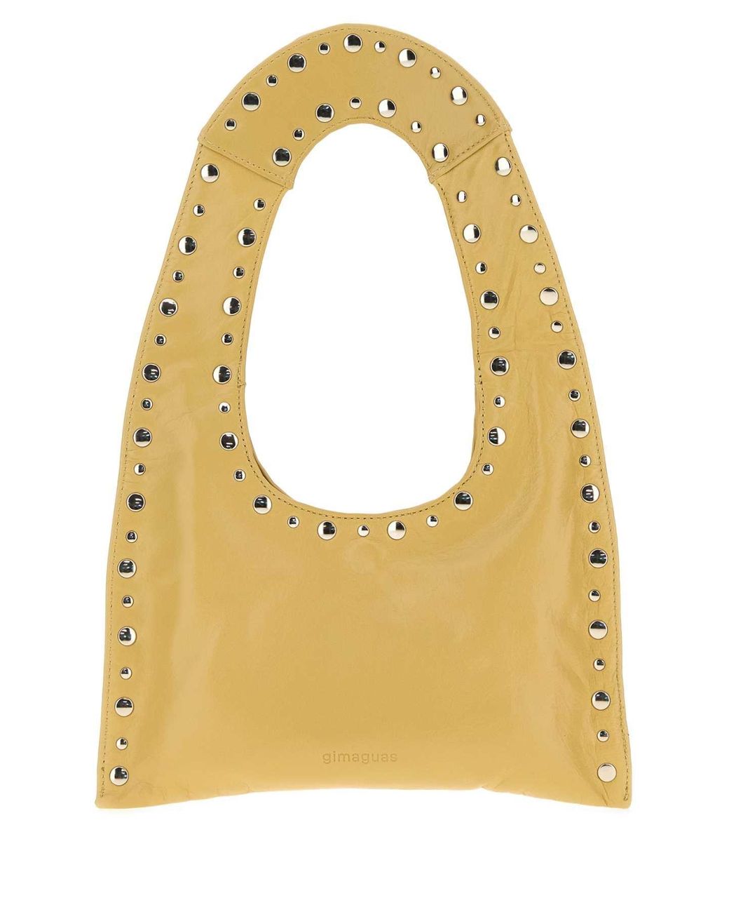 GIMAGUAS Metallic Pastel Leather Mini Franca Handbag