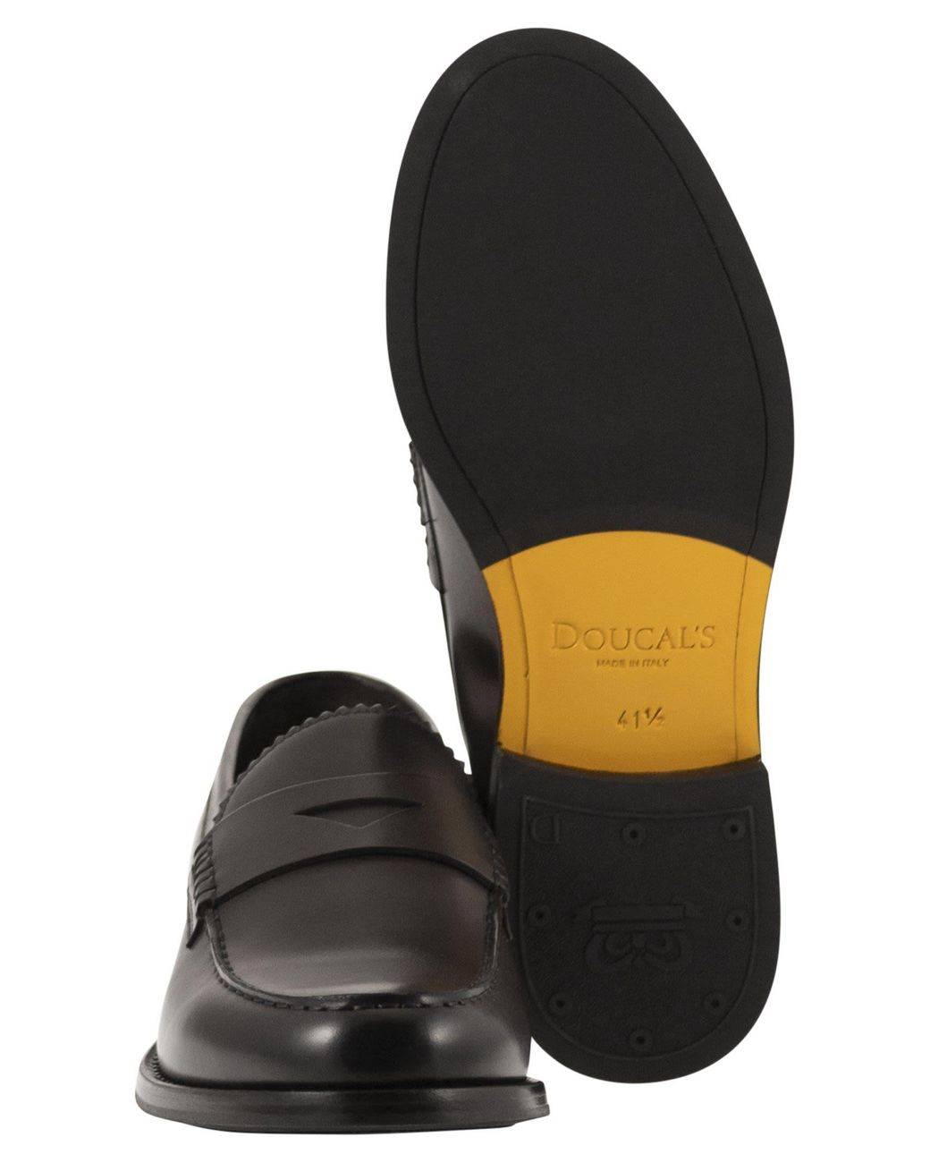 Doucal's Penny-Loafer aus Leder in Black für Herren