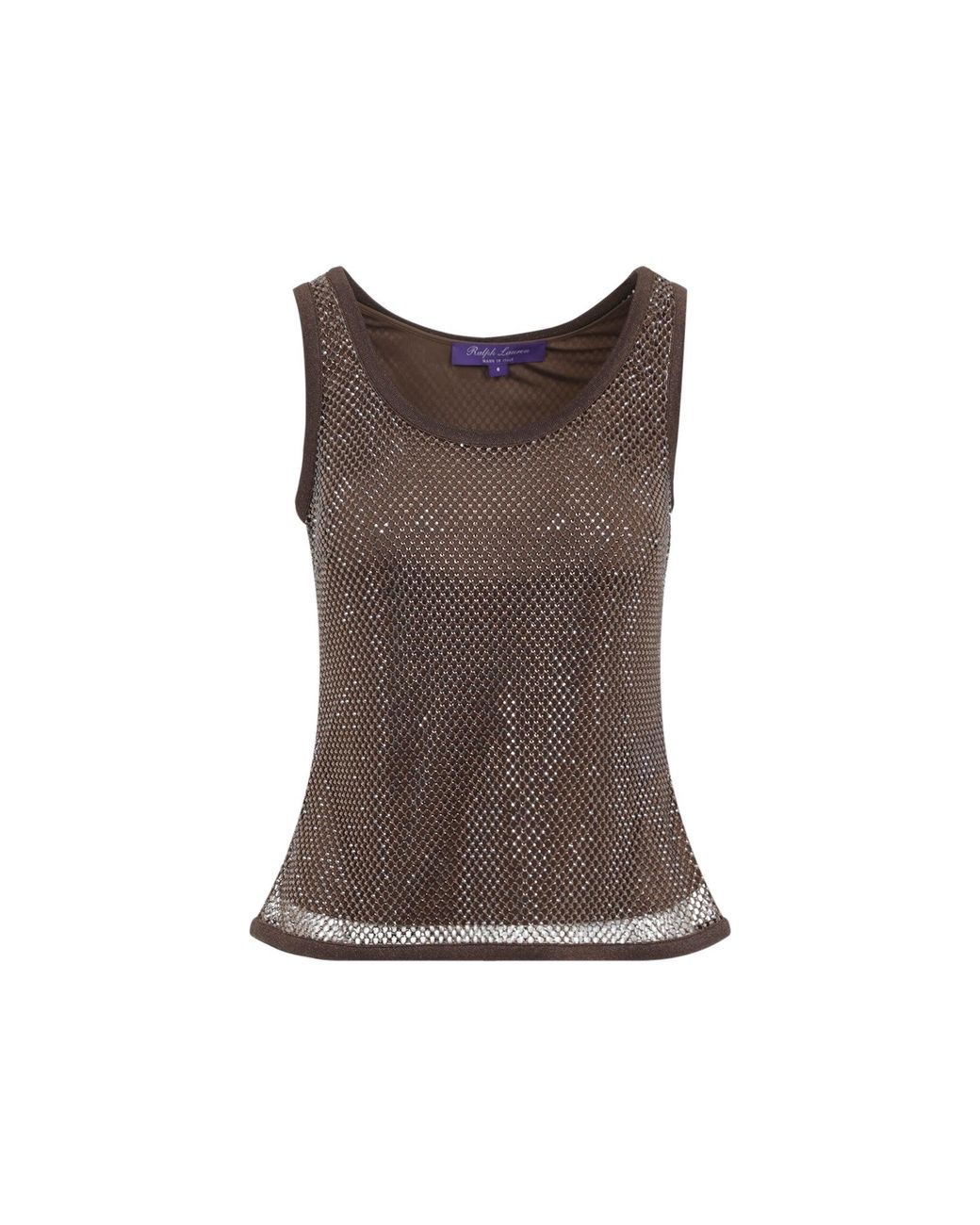 Ralph Lauren Brown Espresso Melony Tank Top
