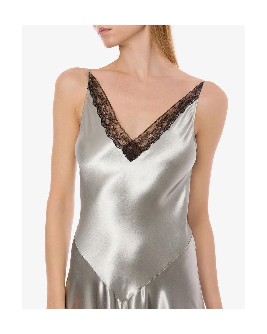 Alberta Ferretti White Alberta Ferretti Grey